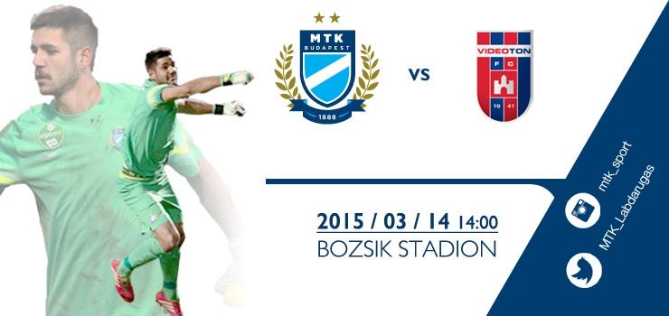 2015. március 14. 14:00 MTK Budapest - Videoton FC