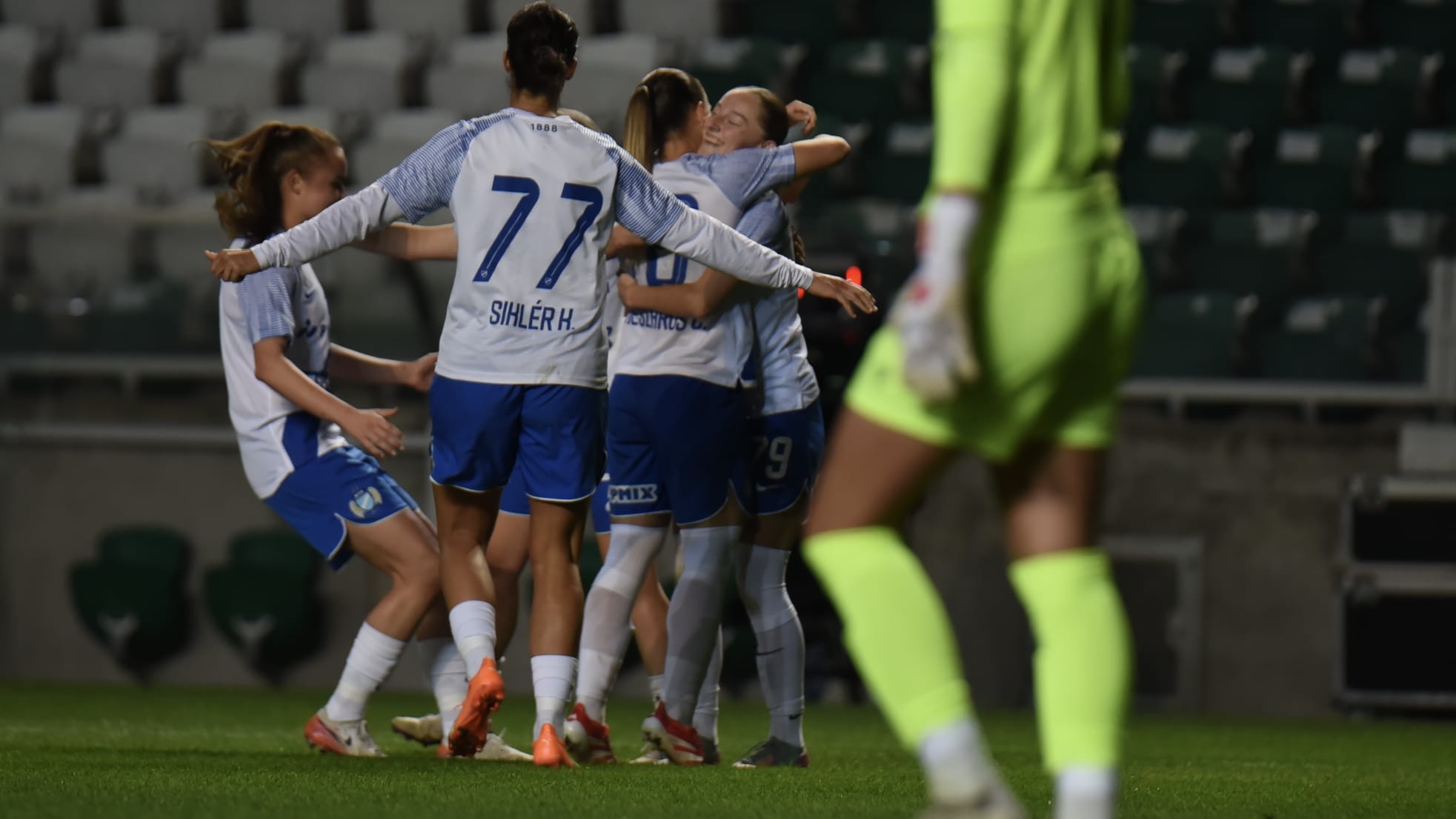 Két góllal megnyertük az ETO elleni rangadót