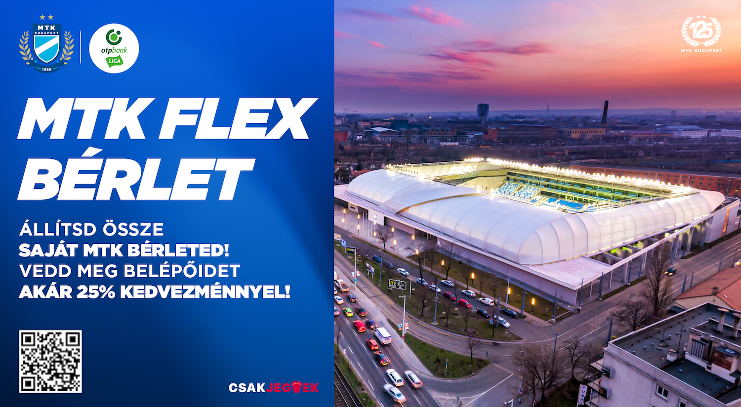 Állítsd össze flex bérletedet, akár 25%-os kedvezménnyel!