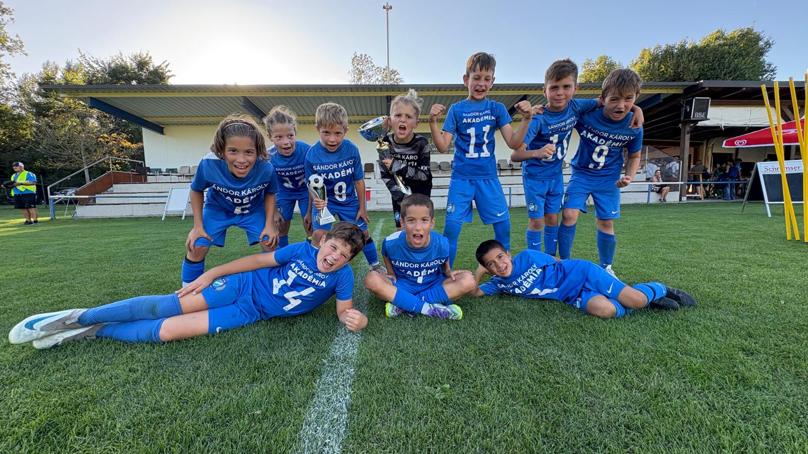 Aranyéremmel tért haza Ausztriából U9-es csapatunk