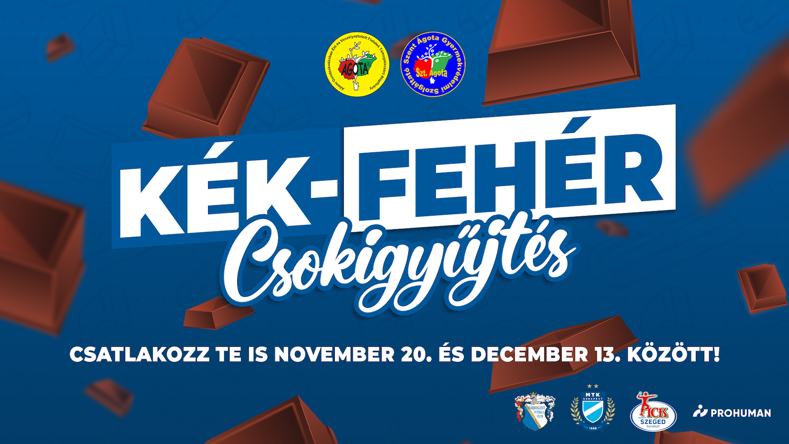 Idén is lesz kék-fehér csokigyűjtés!