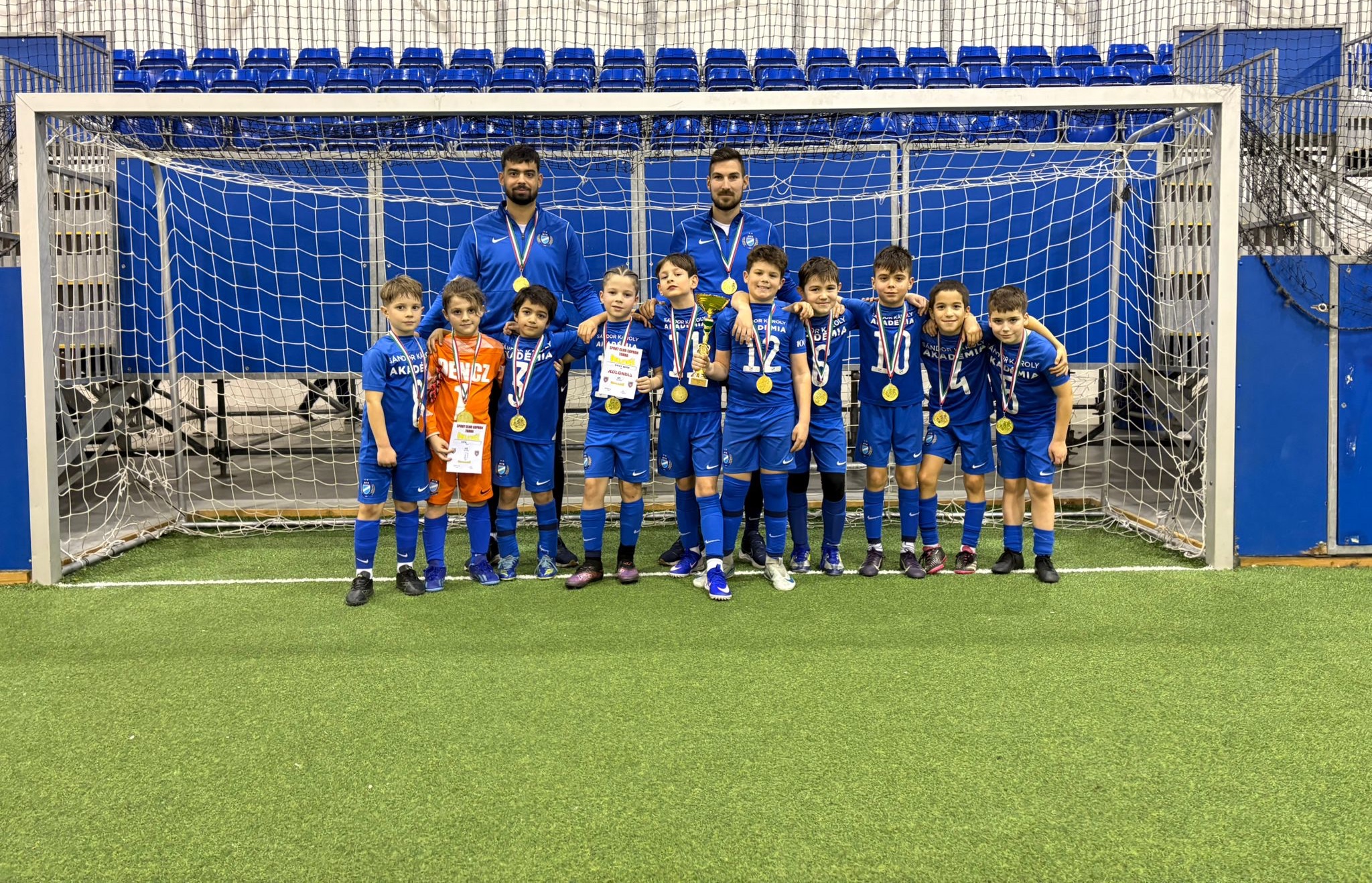 U9-es csapatunk is veretlenül nyerte meg az ausztriai nemzetközi tornát