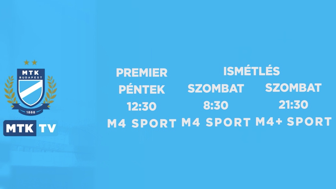 2023-ban először jelentkezik az MTK TV az M4Sporton - Ajánló (Videó)