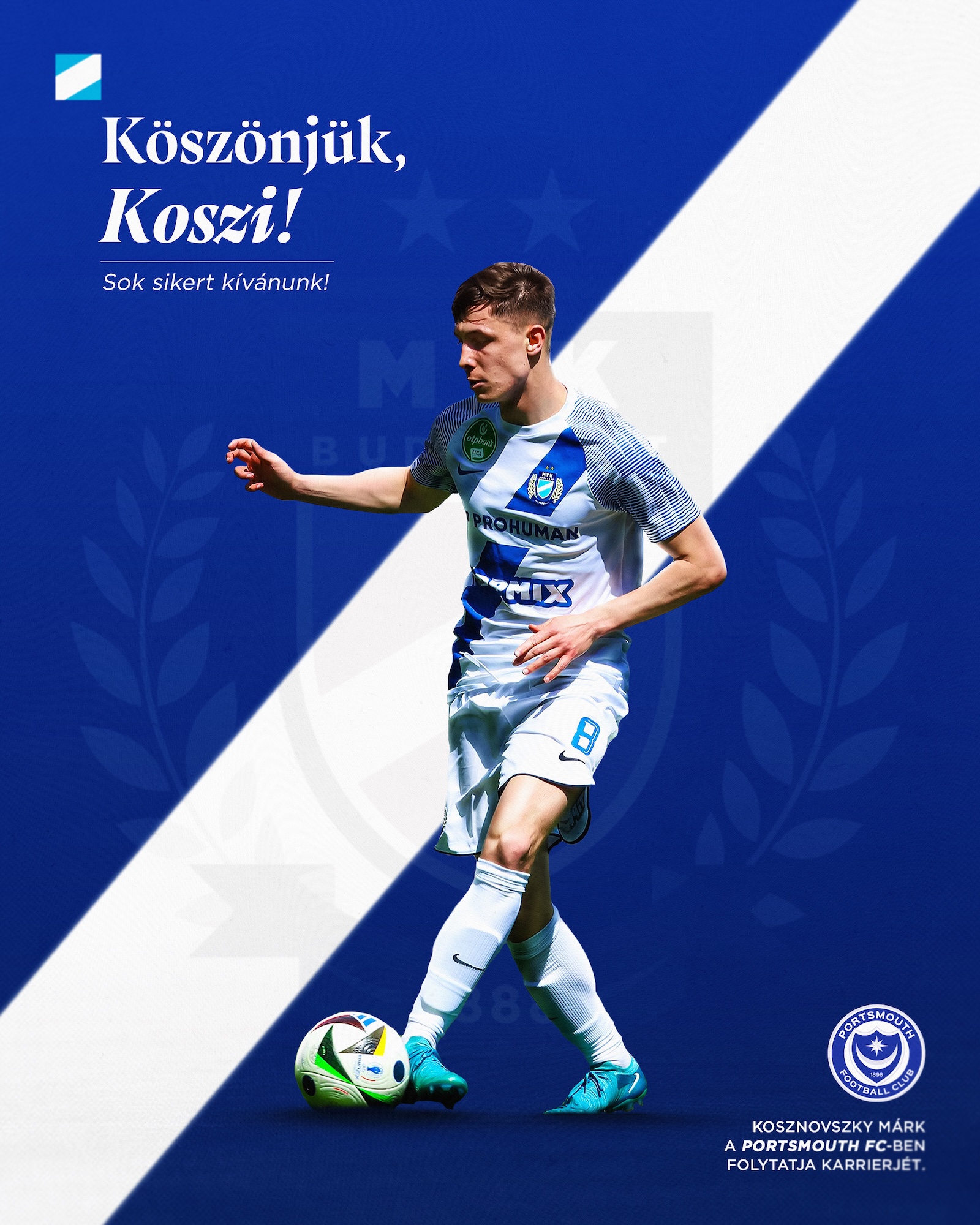 Hivatalos: Kosznovszky Márk Angliába igazolt!
