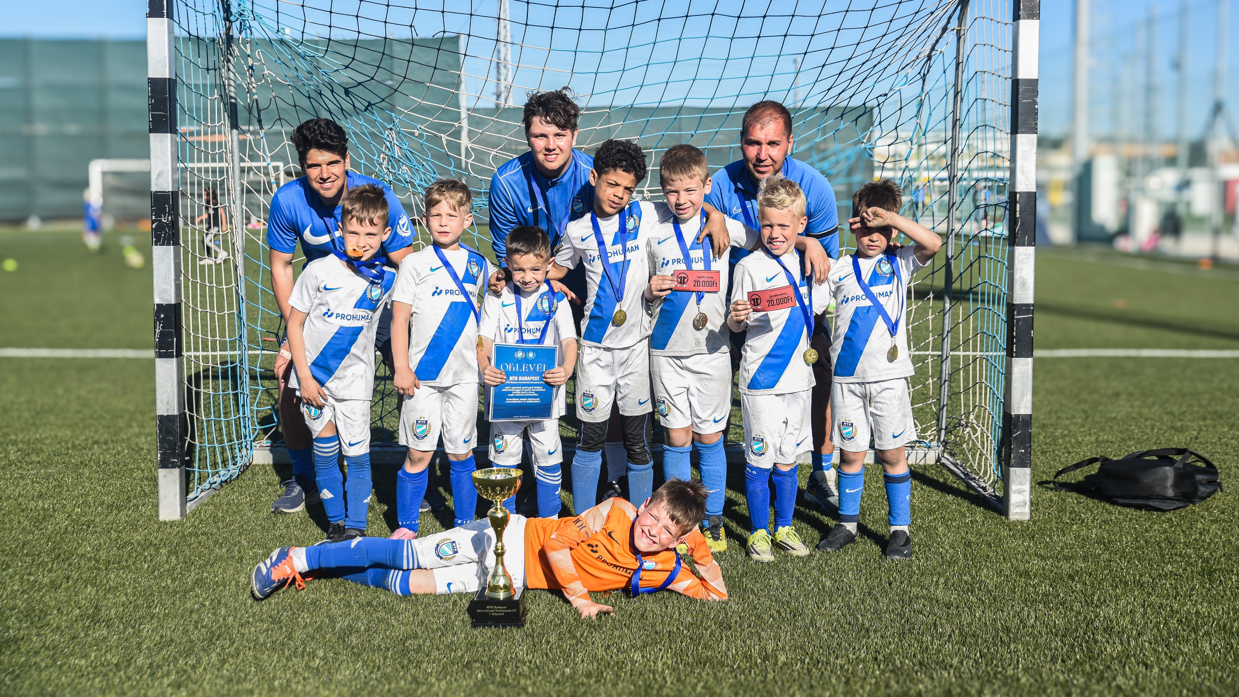 U7-es csapatunk megnyerte az előakadémiánk által szervezett nemzetközi tornát (Képgaléria)