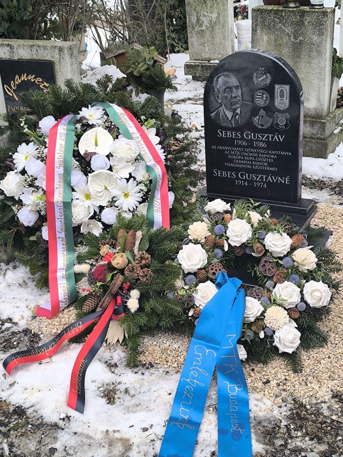 120 éve született Sebes Gusztáv - megkoszorúztuk a síremlékét