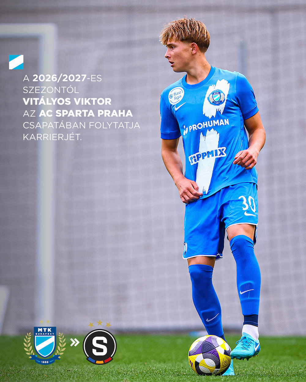 Vitályos nyártól a legsikeresebb cseh klubhoz szerződik - tavasszal még a mieinket segíti