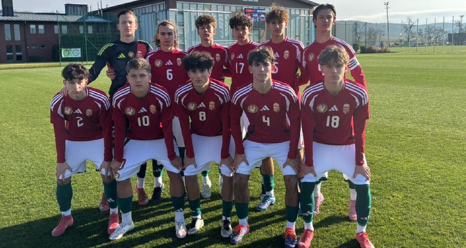 Hárman is pályára léptek az U16-os válogatottban