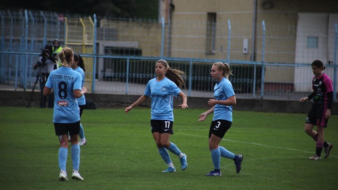 Simple Női Liga: 6-0-ra nyertünk Győrben, öt játékosunk debütált a bajnokságban